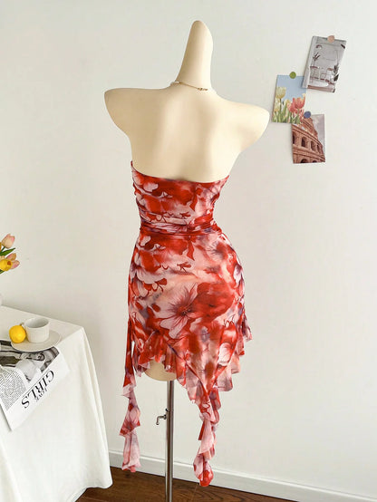 Vestido Carmesí Nocturno - Colección Notte Sexy