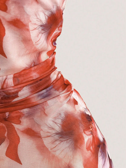 Vestido Carmesí Nocturno - Colección Notte Sexy